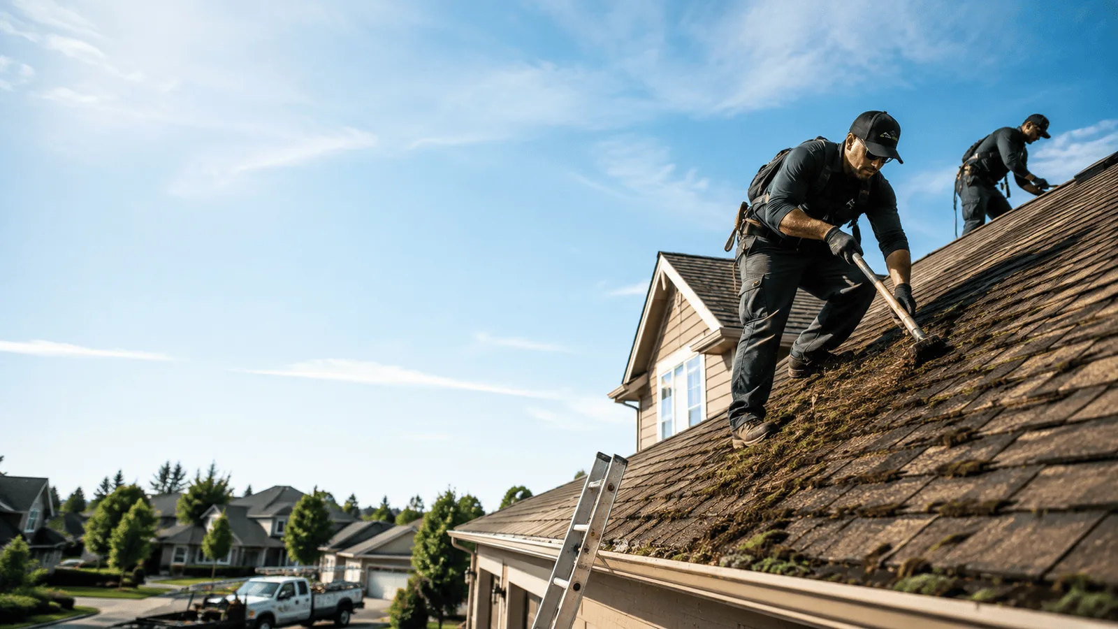 Roof Moss Removal in Chenoa, IL near me